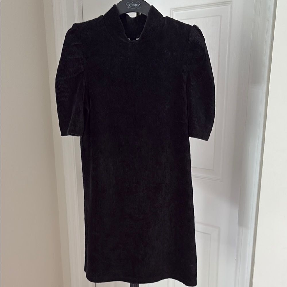Gap Kids Black Velour Mock Neck Dress Size 8